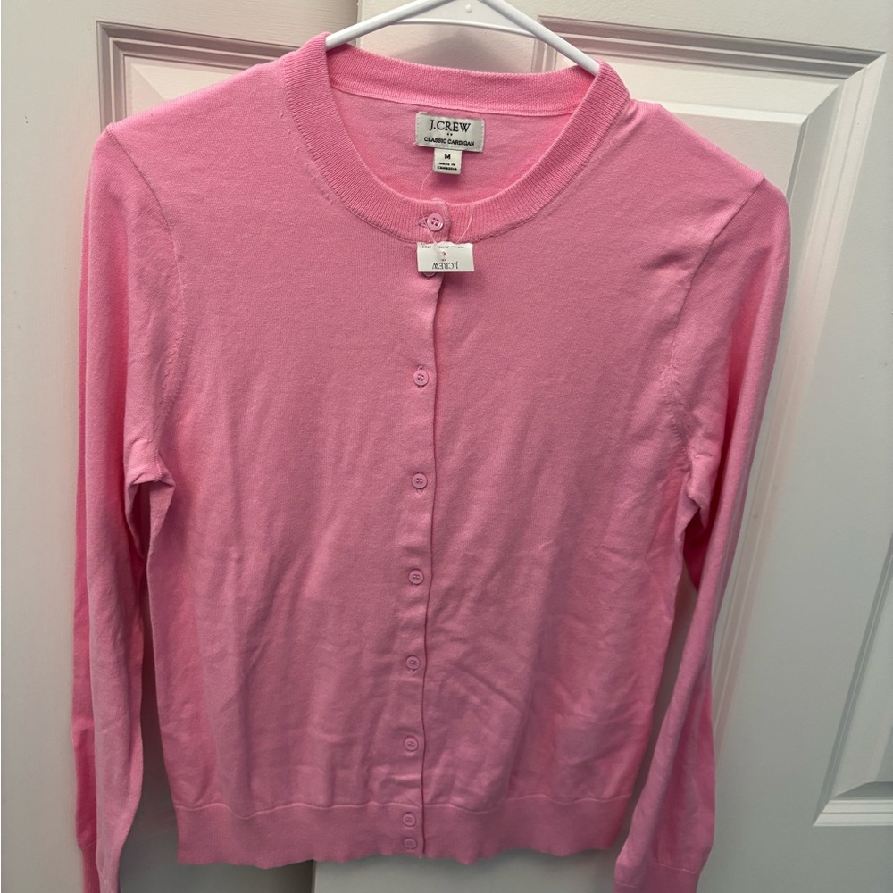 J. Crew Pink Cardigan Sweater Versatile Style